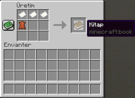Minecraft Kitap Yapımı Minecraft Kitap Yapımı