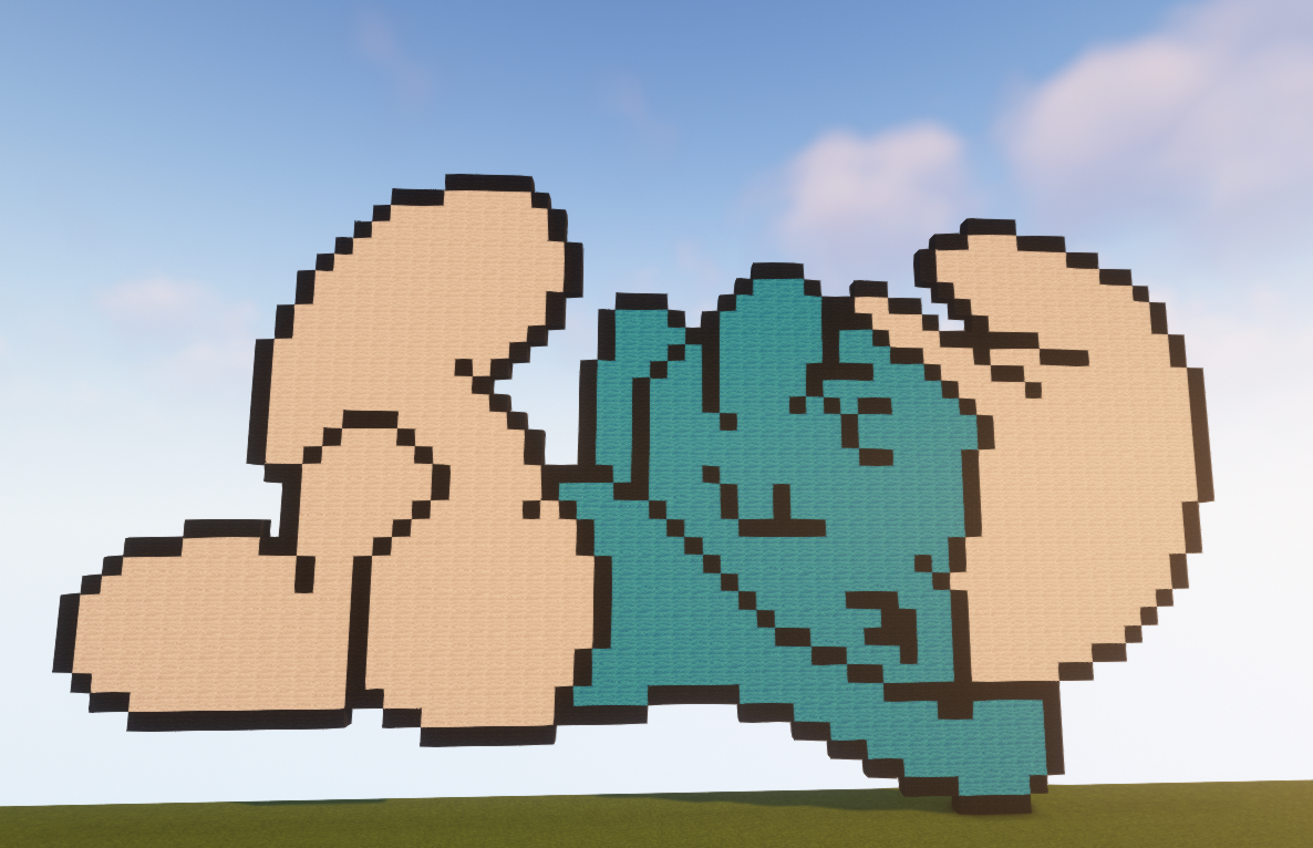 Minecraft Şirinler Pixel Art Şirinler Pixel Art
