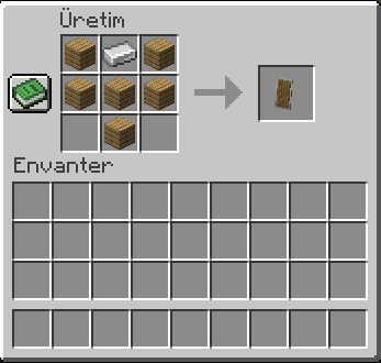 Minecraft Kalkan Yapımı
