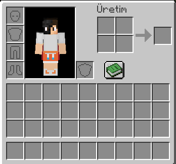 Minecraft Envanter ve Kalkan Slotu