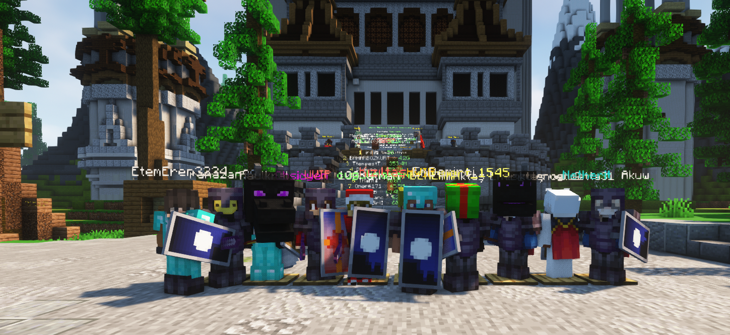 Minecraft Desenli Kalkan