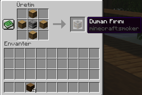 Minecraft Duman Fırını Yapımı